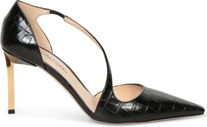 Tom Ford Newton Embossed Pumps
