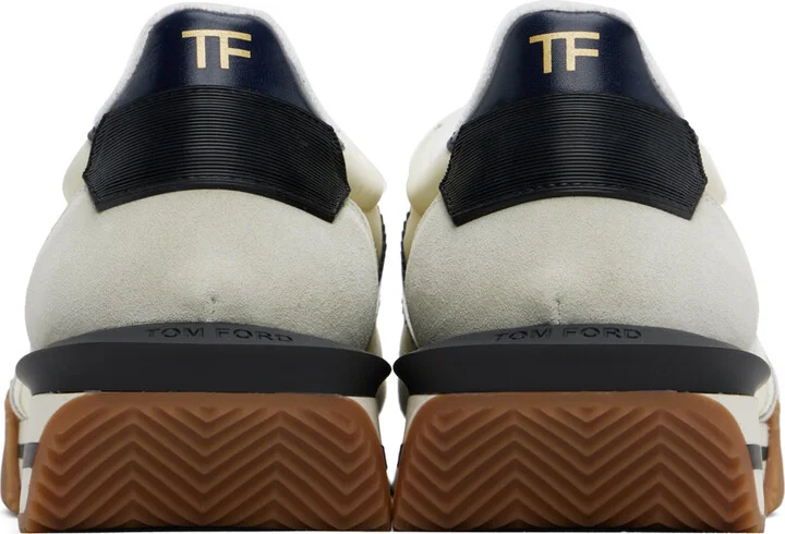 TOM FORD Off-White James Sneakers - Image 2
