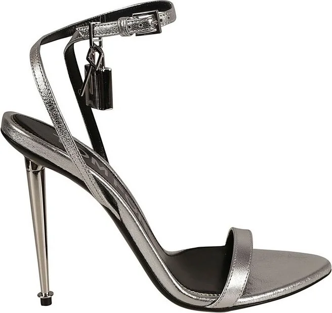 Tom Ford Padlock Embellished Heeled Sandals