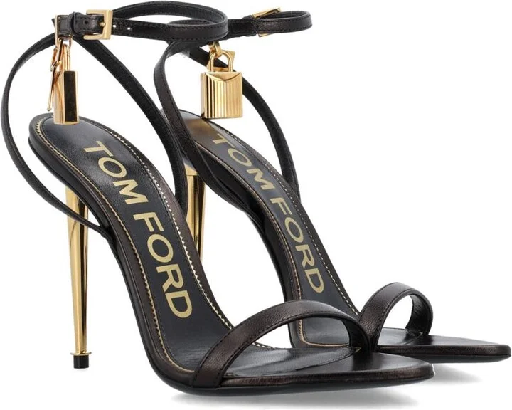 Tom Ford Padlock Pointy Naked Sandal - Image 2