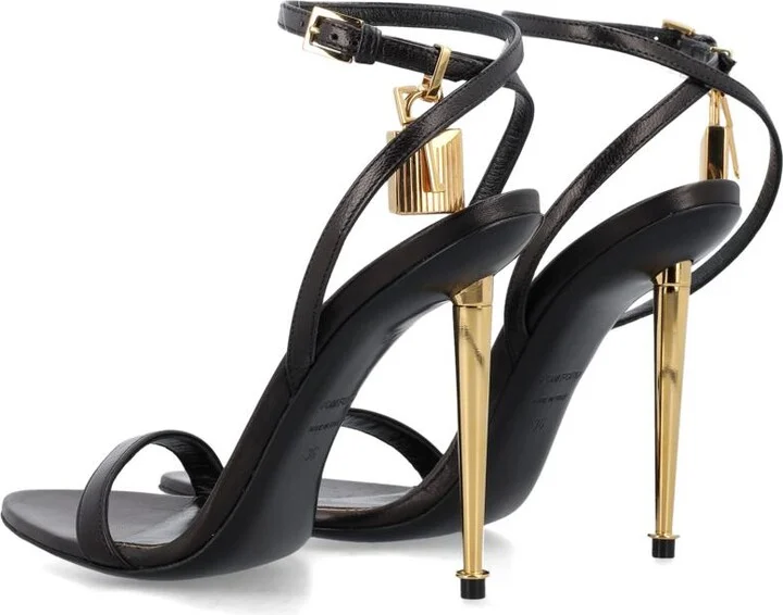 Tom Ford Padlock Pointy Naked Sandal - Image 4