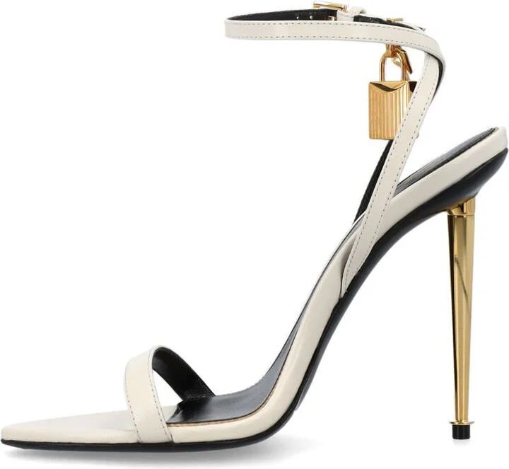 Tom Ford Padlock Pointy Naked Sandal - Image 3