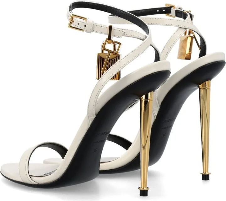 Tom Ford Padlock Pointy Naked Sandal - Image 4