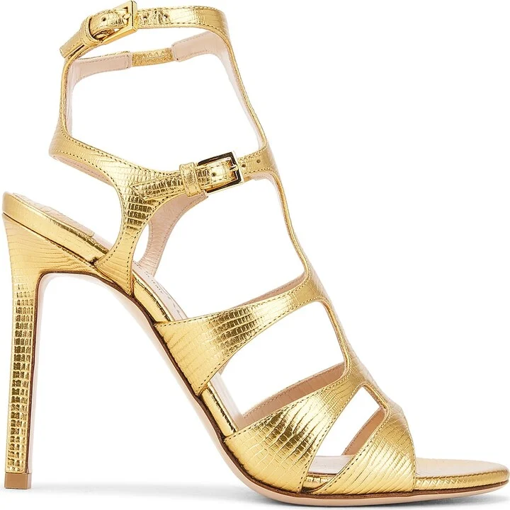 TOM FORD Paradis 105 Sandal in Metallic Bronze