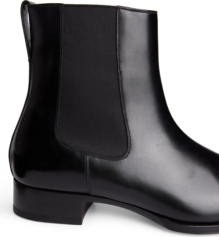 Tom Ford Patent Leather Chelsea Boots - Image 4