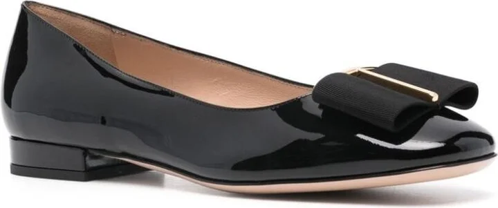 Tom Ford Patent Leather + Gros Grain Ballerina Shoes - Image 2