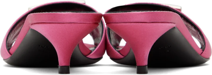 TOM FORD Pink Kitten Heeled Mules - Image 2