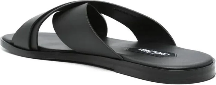 Tom Ford Preston Logo-Perforated Slides Shoes - Image 3