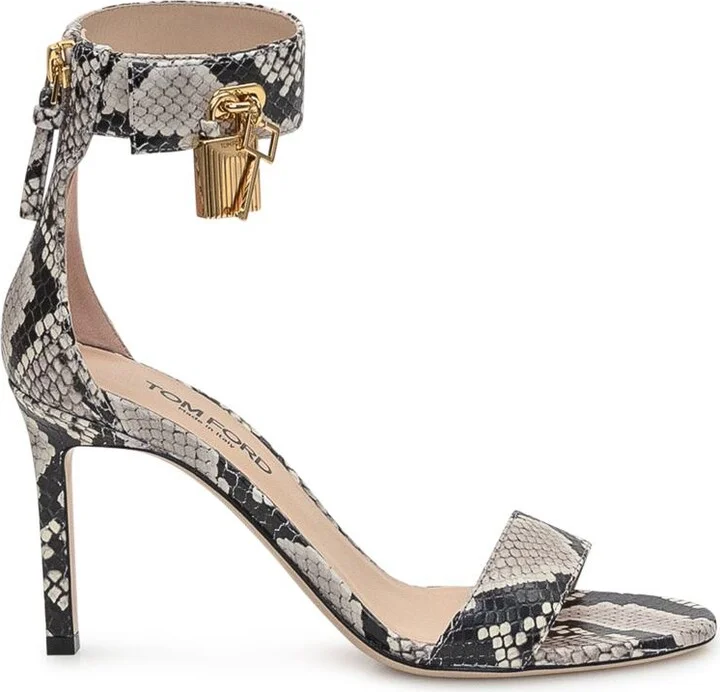 Tom Ford Python Print Sandal