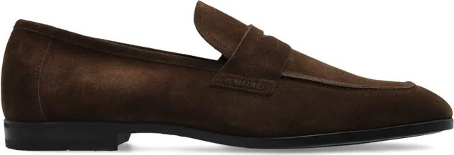 Tom Ford Sean Round-Toe Loafers
