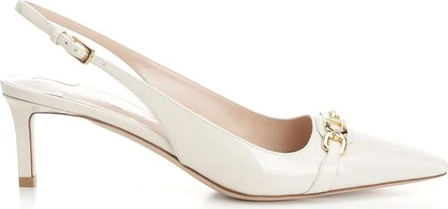 Tom Ford Square-Toe Slingback Pumps