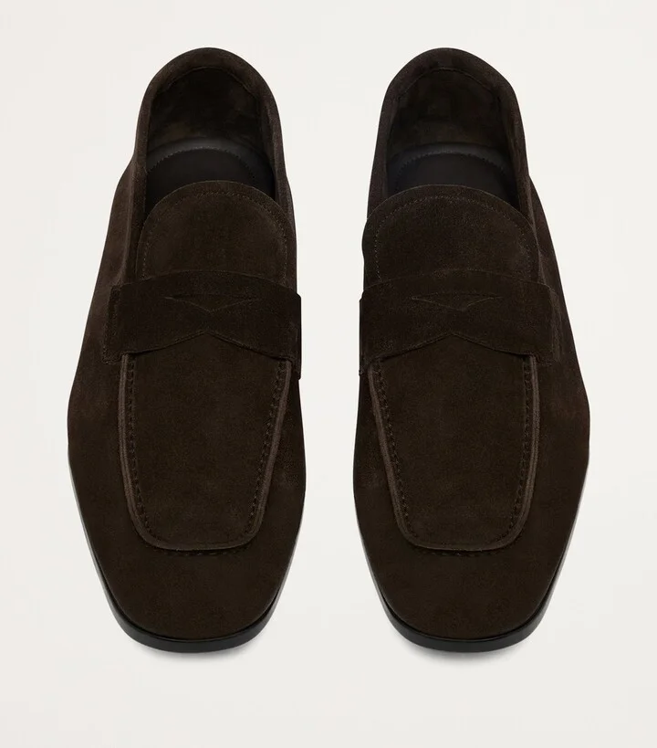 Tom Ford Suede Sean Penny Loafers - Image 2