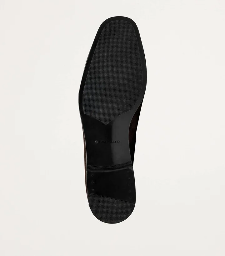 Tom Ford Suede Sean Penny Loafers - Image 4