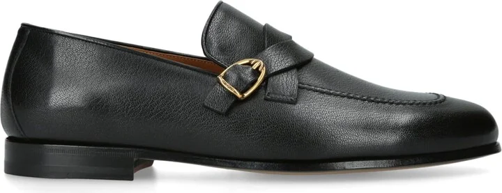 Tom Ford Suede Side Buckle Loafers