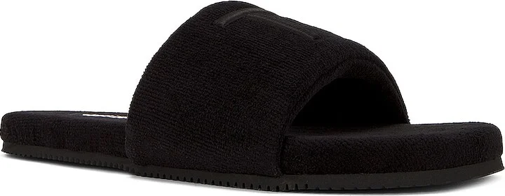 TOM FORD Towelling Sandal in Black - Image 2