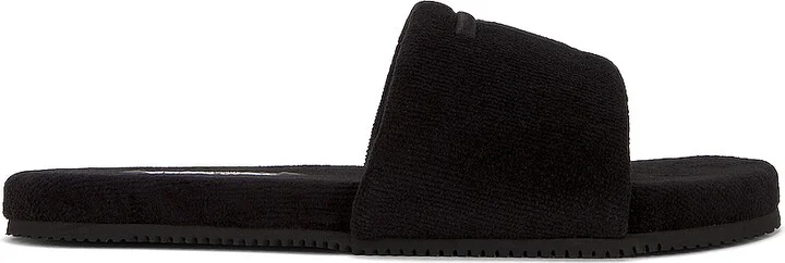 TOM FORD Towelling Sandal in Black