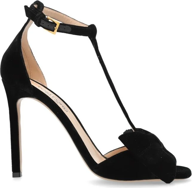 Tom Ford Velvet Heeled Sandals