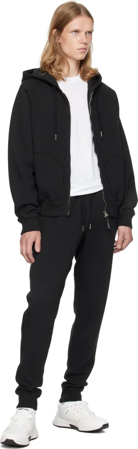 TOM FORD White Neoprene Suede Jago Sneakers - Image 5