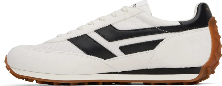 TOM FORD White Suede Mick Sneakers - Image 3