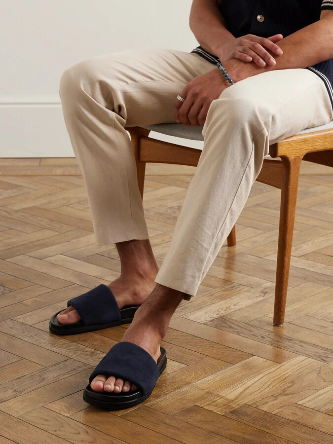 Tom Padded Suede Sandals - Image 2