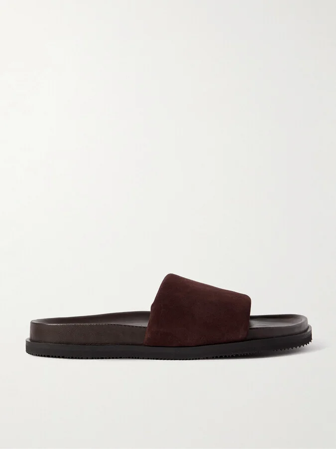 Tom Padded Suede Sandals