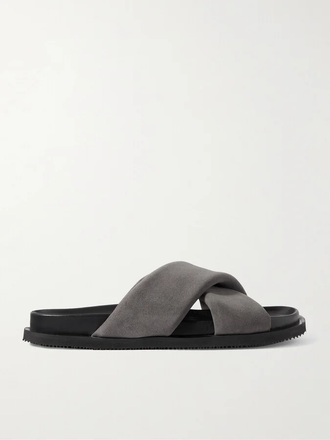 Tom Padded Suede Sandals