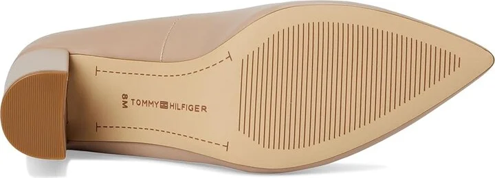Tommy Hilfiger Abilene 3 High Women's Heels Light Natural : 8 M, Leather/Rubber - Image 3