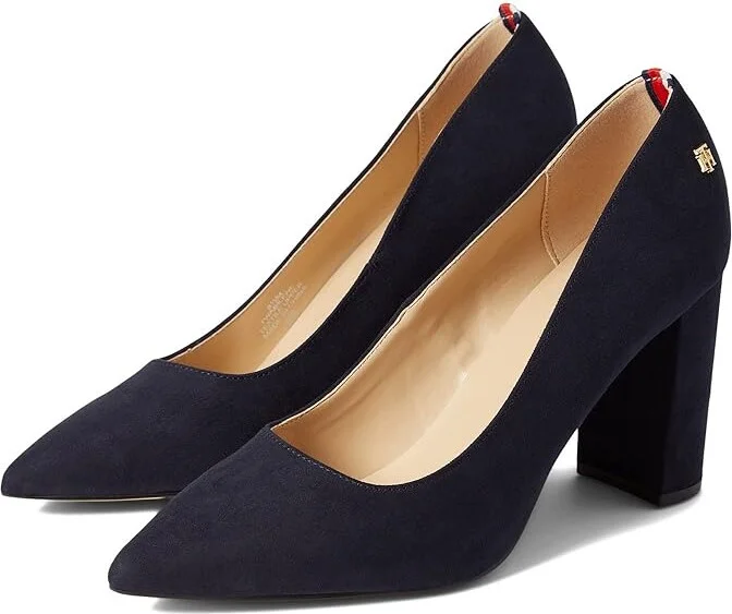 Tommy Hilfiger Abilene Women's Shoes Navy : 5 M, Textile