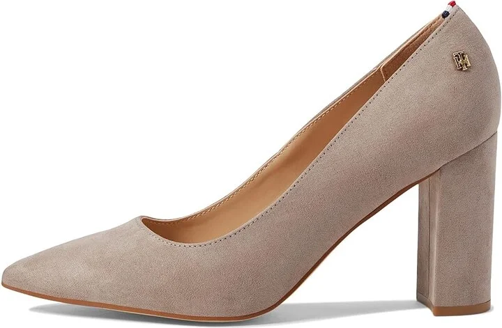 Tommy Hilfiger Abilene Women's Shoes Taupe : 6 M, Textile - Image 5
