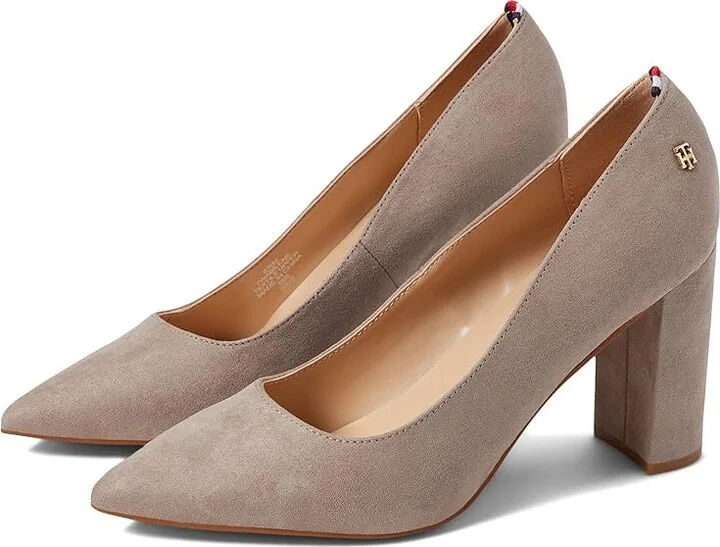 Tommy Hilfiger Abilene Women's Shoes Taupe : 6 M, Textile