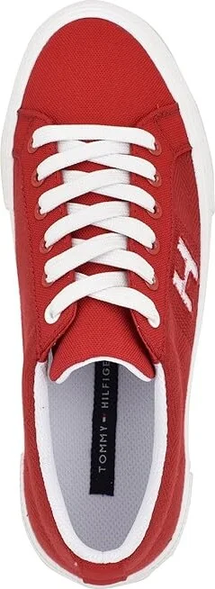 Tommy Hilfiger Aconia Women's Shoes Red : 5 M, Canvas - Image 2