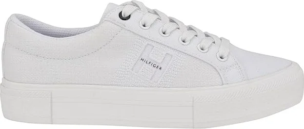 Tommy Hilfiger Aconia Women's Shoes White : 7 M, Canvas - Image 6