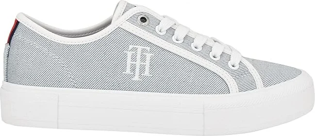Tommy Hilfiger Alezya Women's Shoes Blue Denim : 5 M, Leather - Image 5
