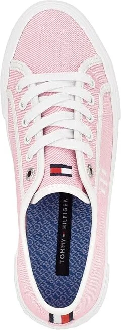 Tommy Hilfiger Alezya Women's Shoes Light Pink Stripe : 6 M, Leather - Image 2