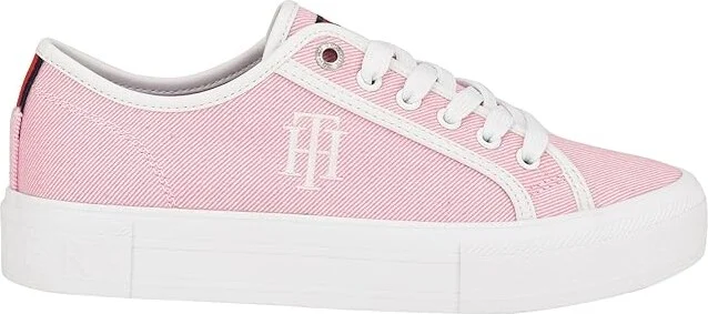 Tommy Hilfiger Alezya Women's Shoes Light Pink Stripe : 6 M, Leather - Image 5