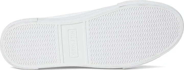 Tommy Hilfiger Alezya Women's Shoes White Stripe : 7.5 M, Leather - Image 3