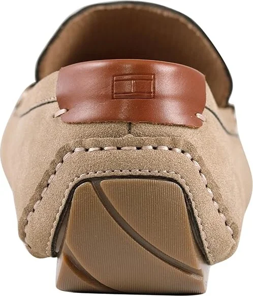 Tommy Hilfiger Alvie Men's Lace Up Wing Tip Shoes Taupe Perf : 10 D - Medium, Synthetic - Image 4