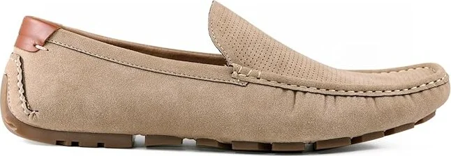 Tommy Hilfiger Alvie Men's Lace Up Wing Tip Shoes Taupe Perf : 10 D - Medium, Synthetic - Image 5