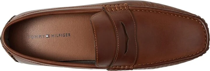 Tommy Hilfiger Amile Men's Shoes Cognac : 8 D - Medium, Synthetic - Image 2