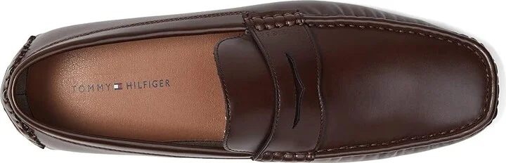 Tommy Hilfiger Amile Men's Shoes Dark Brown : 8 D - Medium, Synthetic - Image 2