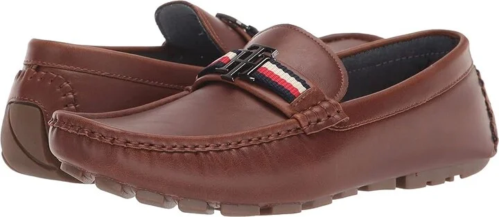 Tommy Hilfiger Atino Men's Shoes Cognac : 7 D - Medium, Synthetic