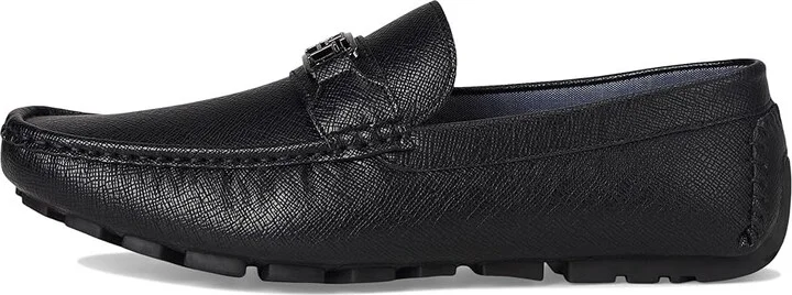 Tommy Hilfiger Attle Men's Shoes Black Saffiano Texture : 7.5 D - Medium, Leather/Rubber - Image 6