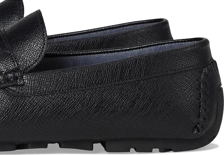Tommy Hilfiger Attle Men's Shoes Black Saffiano Texture : 7.5 D - Medium, Leather/Rubber - Image 7