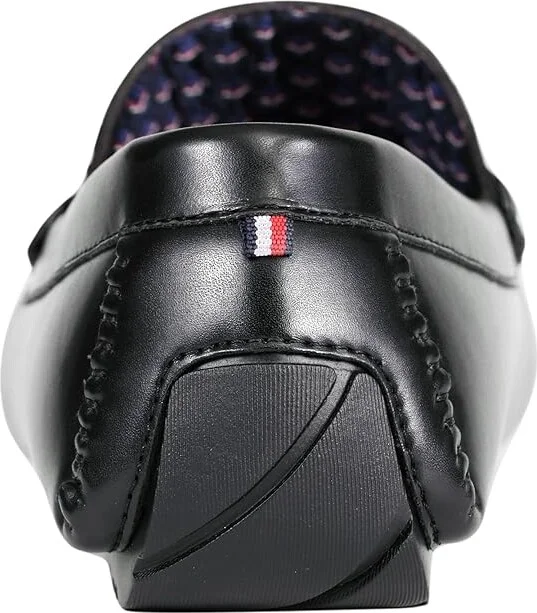 Tommy Hilfiger Axin Men's Lace Up Wing Tip Shoes Black : 8.5 M, Leather/Rubber - Image 4