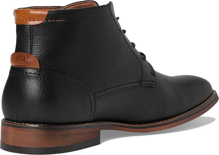 Tommy Hilfiger Bage Men's Boots Black Tumble : 9.5 M, Leather/Rubber - Image 4
