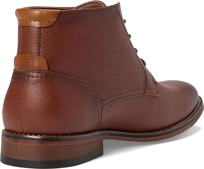 Tommy Hilfiger Bage Men's Boots Cognac Tumble : 8.5 M, Leather/Rubber - Image 4