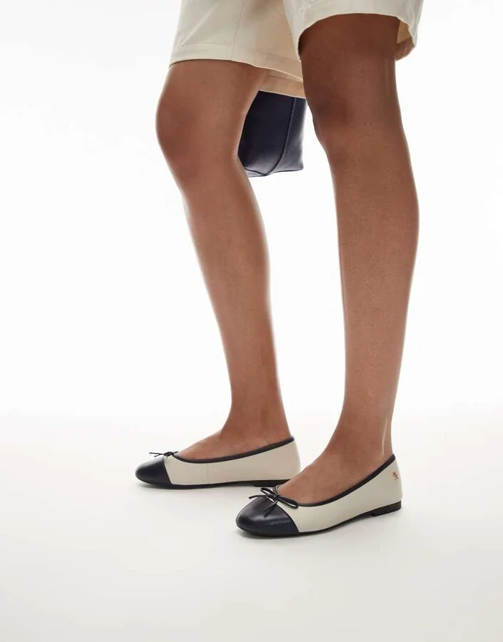 Tommy Hilfiger ballet flats in off white - Image 4