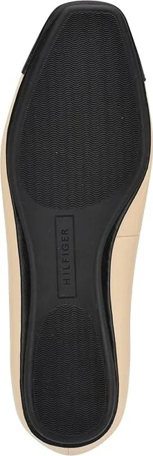 Tommy Hilfiger Bekim Women's Flat Shoes Medium Natural : 5 M - Image 3