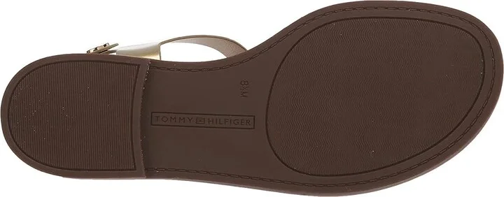 Tommy Hilfiger Bennia Women's Shoes Gold Patent : 6 M, Synthetic - Image 3