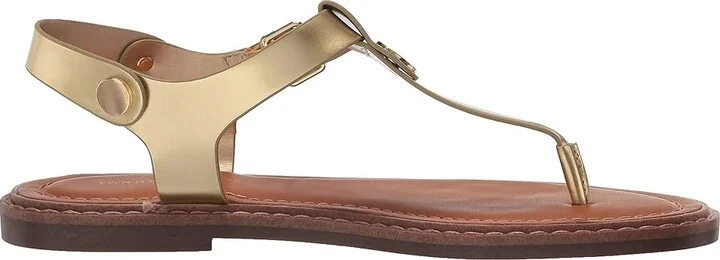 Tommy Hilfiger Bennia Women's Shoes Gold Patent : 6 M, Synthetic - Image 6